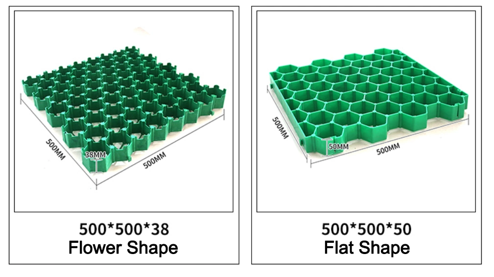 Recycle HDPE Honeycomb Plastic Porous Pavers Gravel Grass Grid