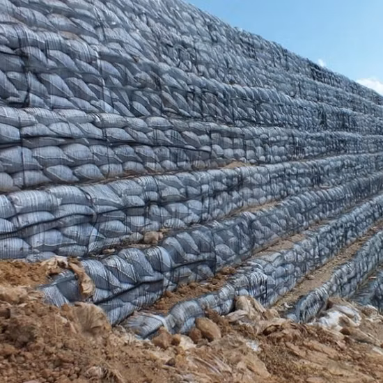 Geotextile Made Geobag for River Hydro and Slope Protection