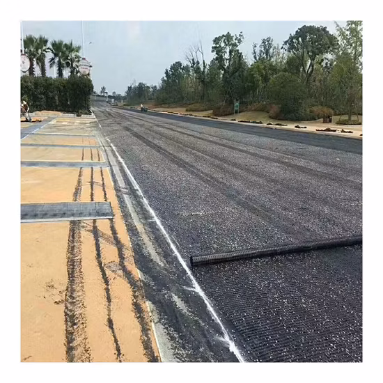 Valla de geomalla plástica biaxial de PP de 15kn/M para construcción de carreteras agrícolas/estabilización de pendientes