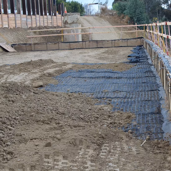 Geomalla plástica uniaxial HDPE/ Geomalla biaxial PP/Dos